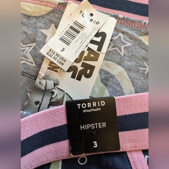 Grogu Torrid Star Wars The Child New Cotton Hipster Panty Size 3x - Picture 7 of 11